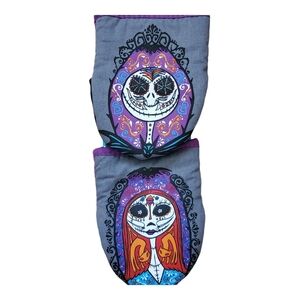 New Disney Nightmare Before Christmas Sugar Skull Oven Mits